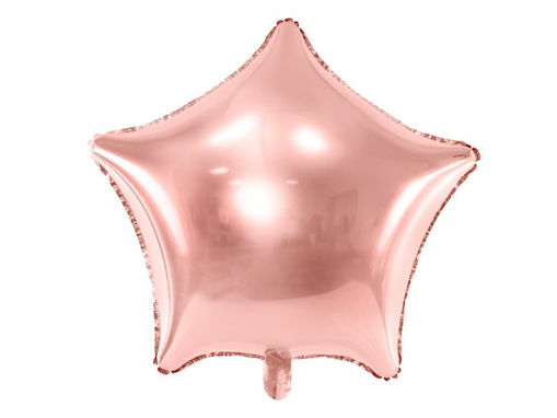 Picture of FOIL BALLOON STAR ROSE GOLD 34 INCH